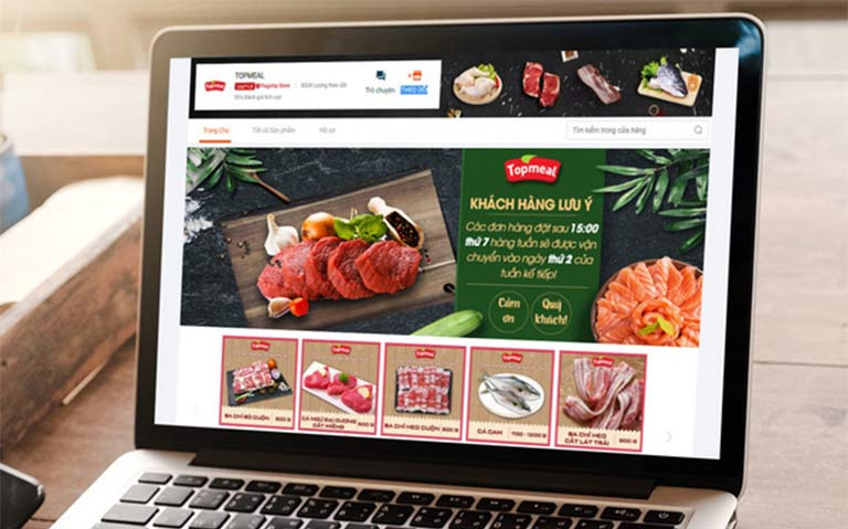 ベトナムEC市場の現状と将来：越境EC・デジタル経済が発展：ECサイト」で生鮮食品
