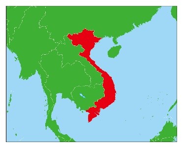 ベトナム基礎情報・経済・ビジネス動向を徹底解説：どんな国？:ベトナム地図
