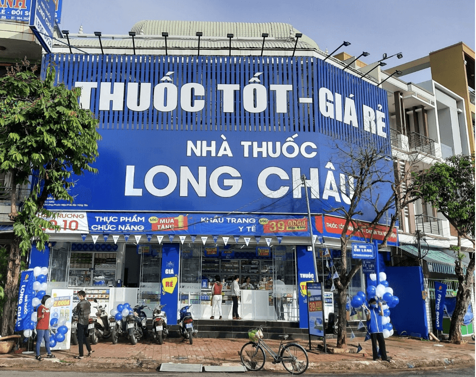 ベトナムのドラッグストア比較│ロンチャウはなぜ優等生なのか：Long Chauの店舗　出所：vnexpress.net