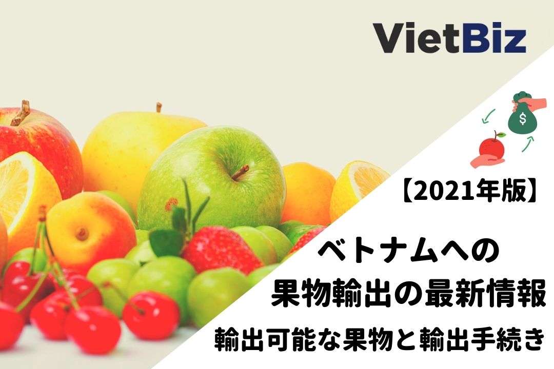 【2021年版】ベトナムへの果物輸出の最新情報：輸出可能な果物と輸出手続き