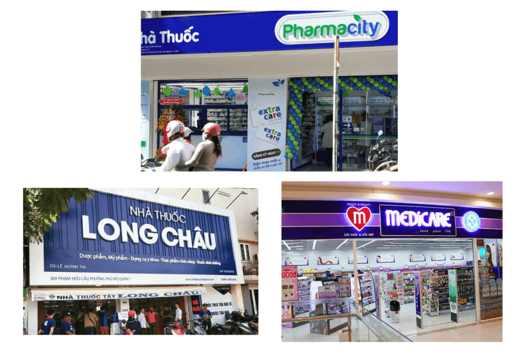 ベトナム医薬品市場の考察｜最新動向と将来予測：ベトナムの3台ドラッグストア