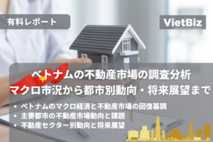 ベトナムの不動産市場の調査分析：マクロ市況から都市別動向・将来展望まで
