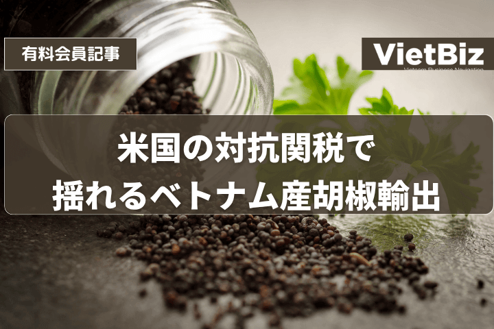 米国の対抗関税で揺れるベトナム産胡椒輸出